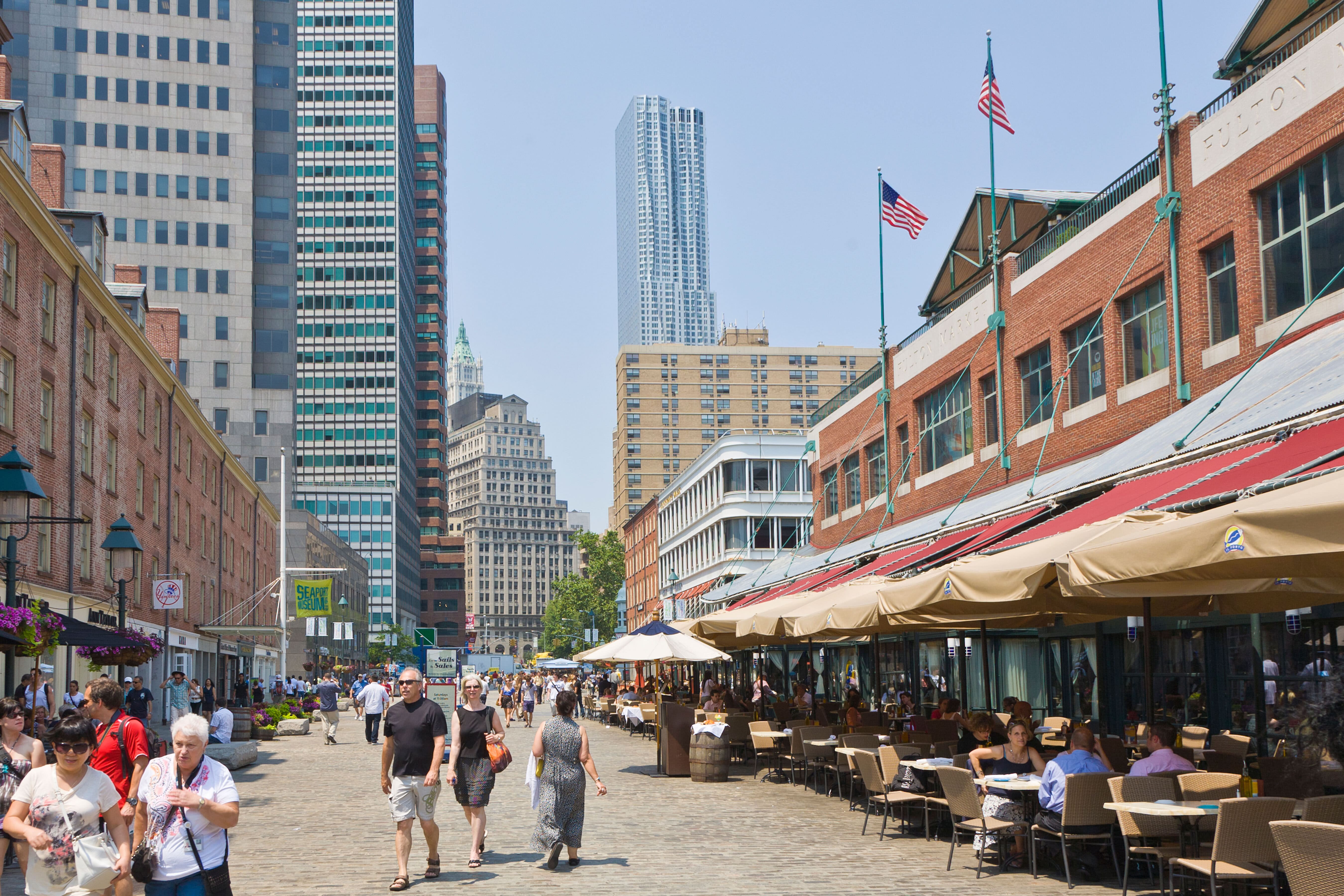 The Historic South Street Seaport