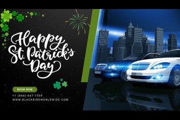 St Patricks Day Limousine